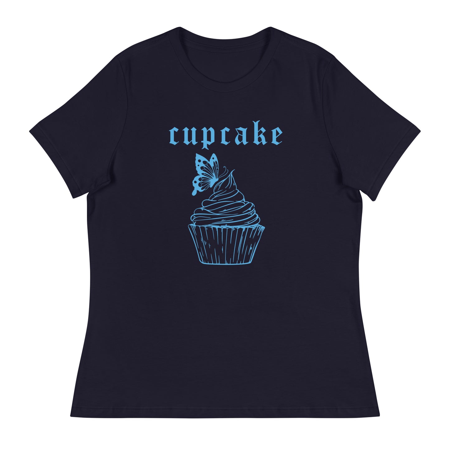 Cupcake Butterfly Women's Relaxed T-Shirt