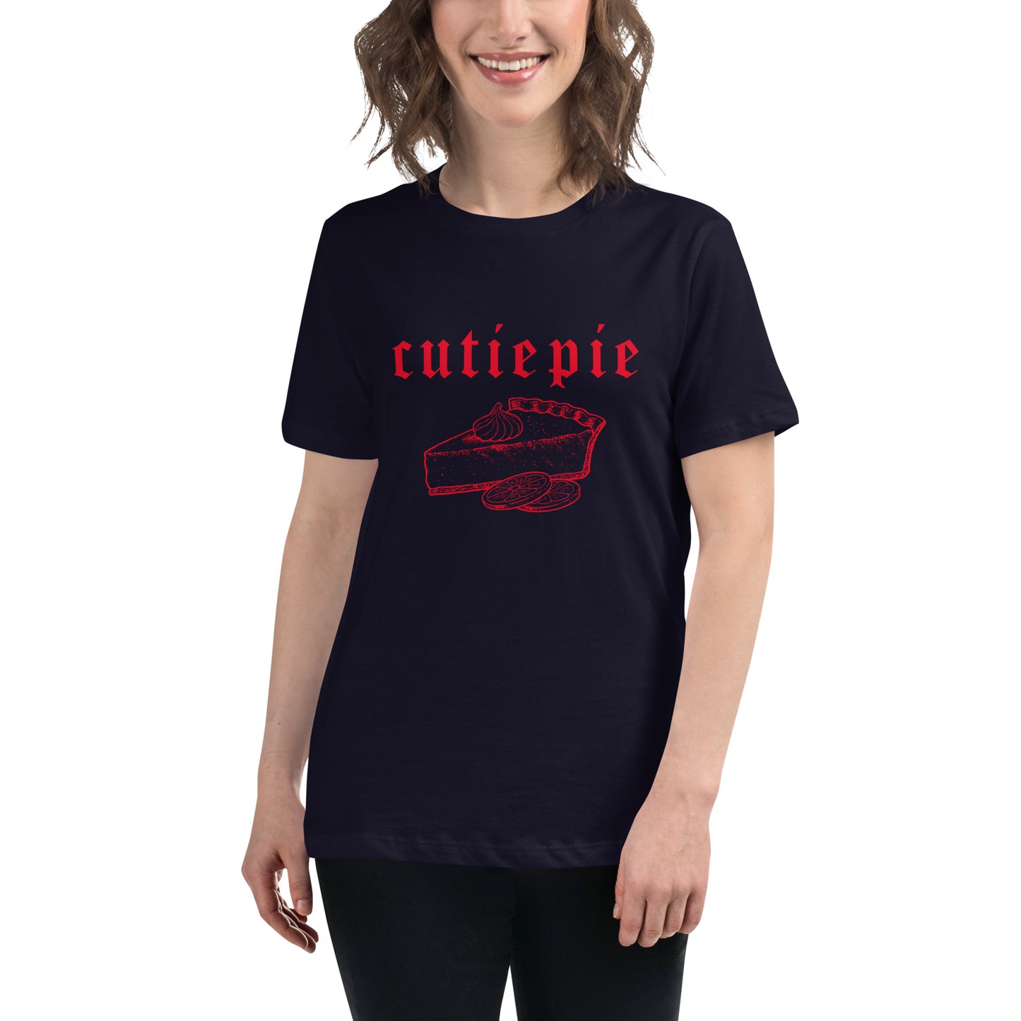 Cutie Pie Slice Women's Relaxed T-Shirt