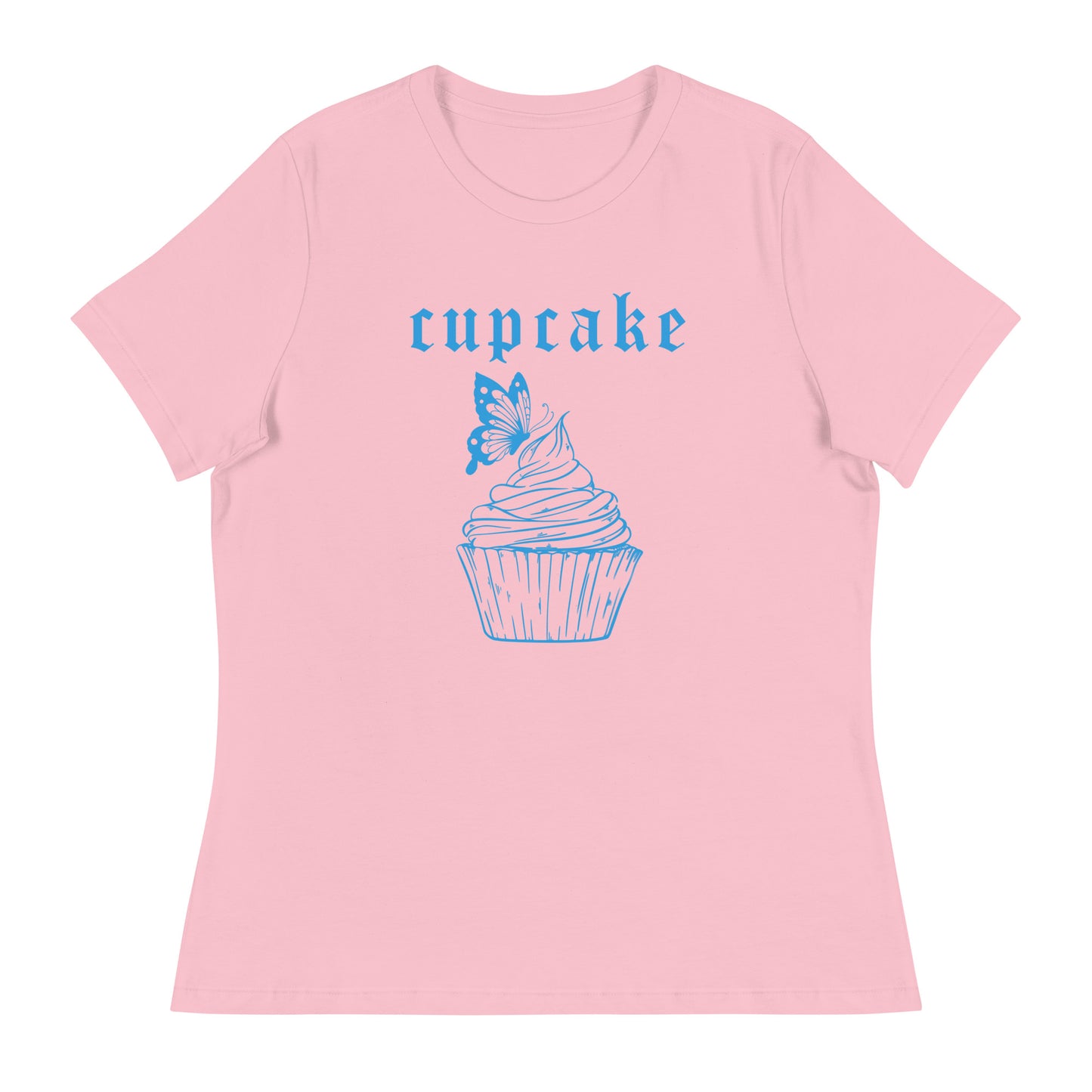 Cupcake Butterfly Women's Relaxed T-Shirt