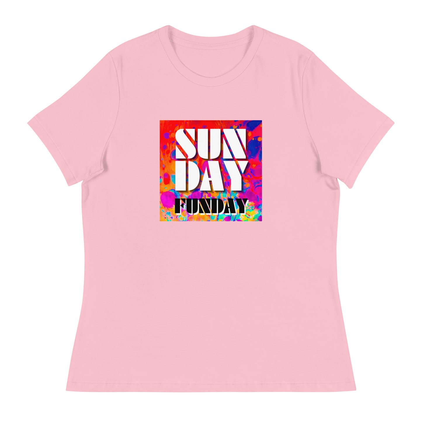 Sunday Funday Artsy Women's Relaxed T-Shirt