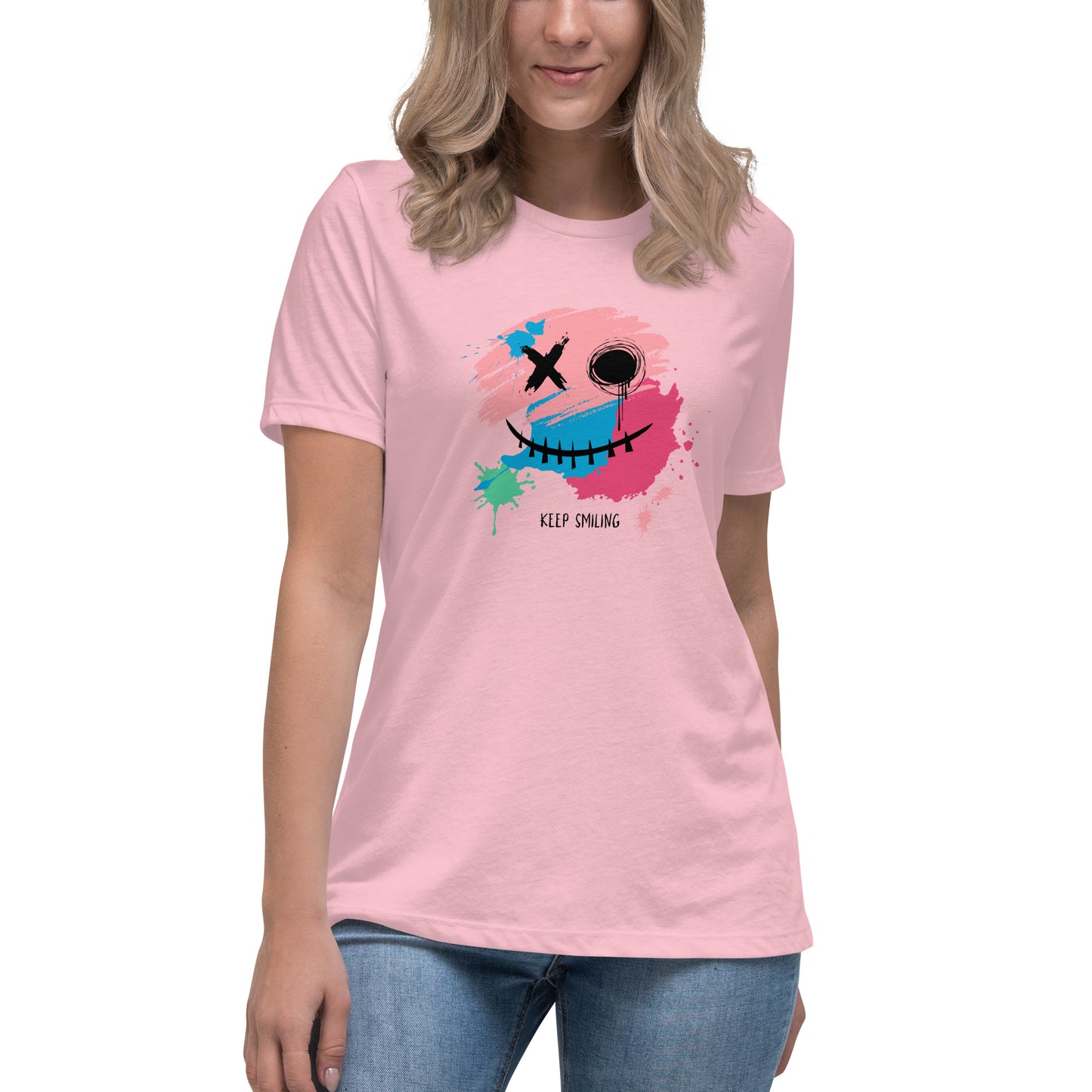 Keep Smiling Women's Relaxed T-Shirt