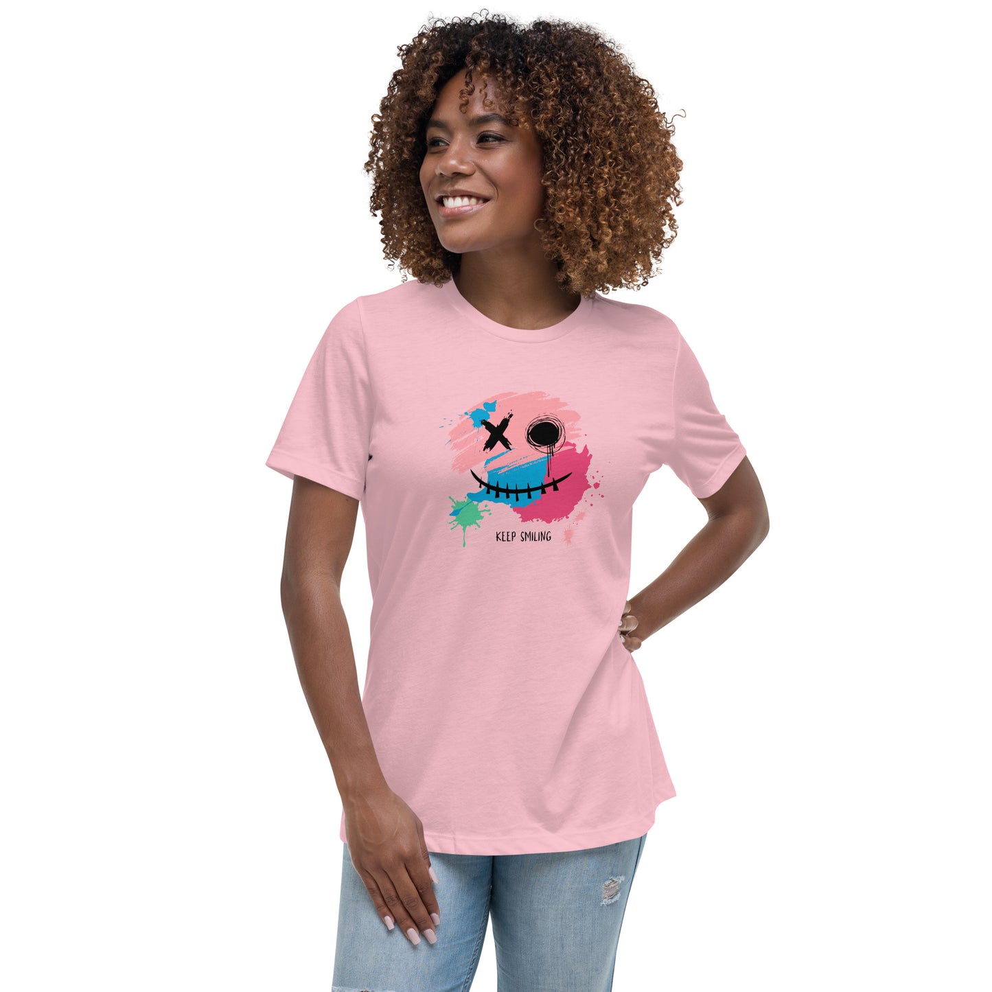 Keep Smiling Women's Relaxed T-Shirt