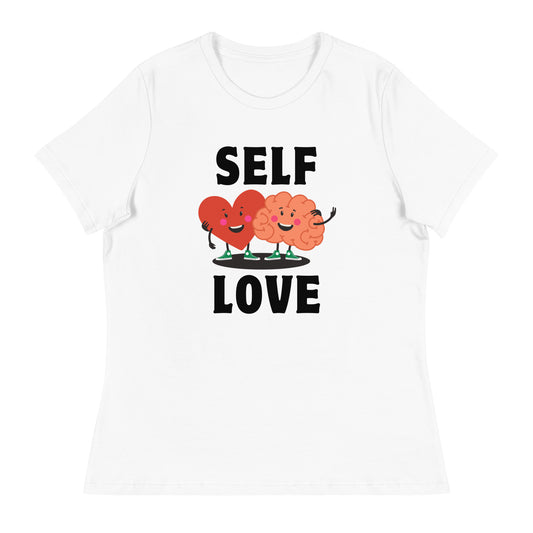 Mental Health Heart Mind Self Love Women's Relaxed T-Shirt