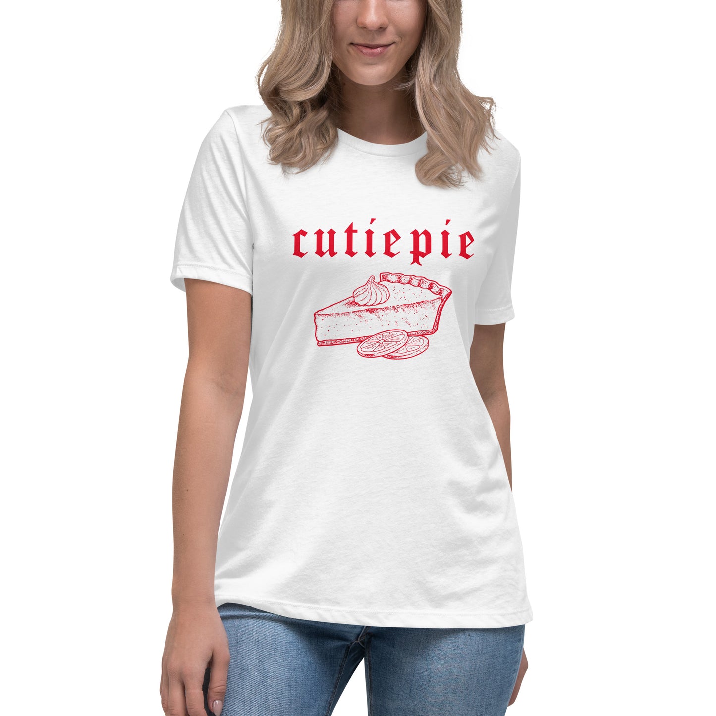 Cutie Pie Slice Women's Relaxed T-Shirt