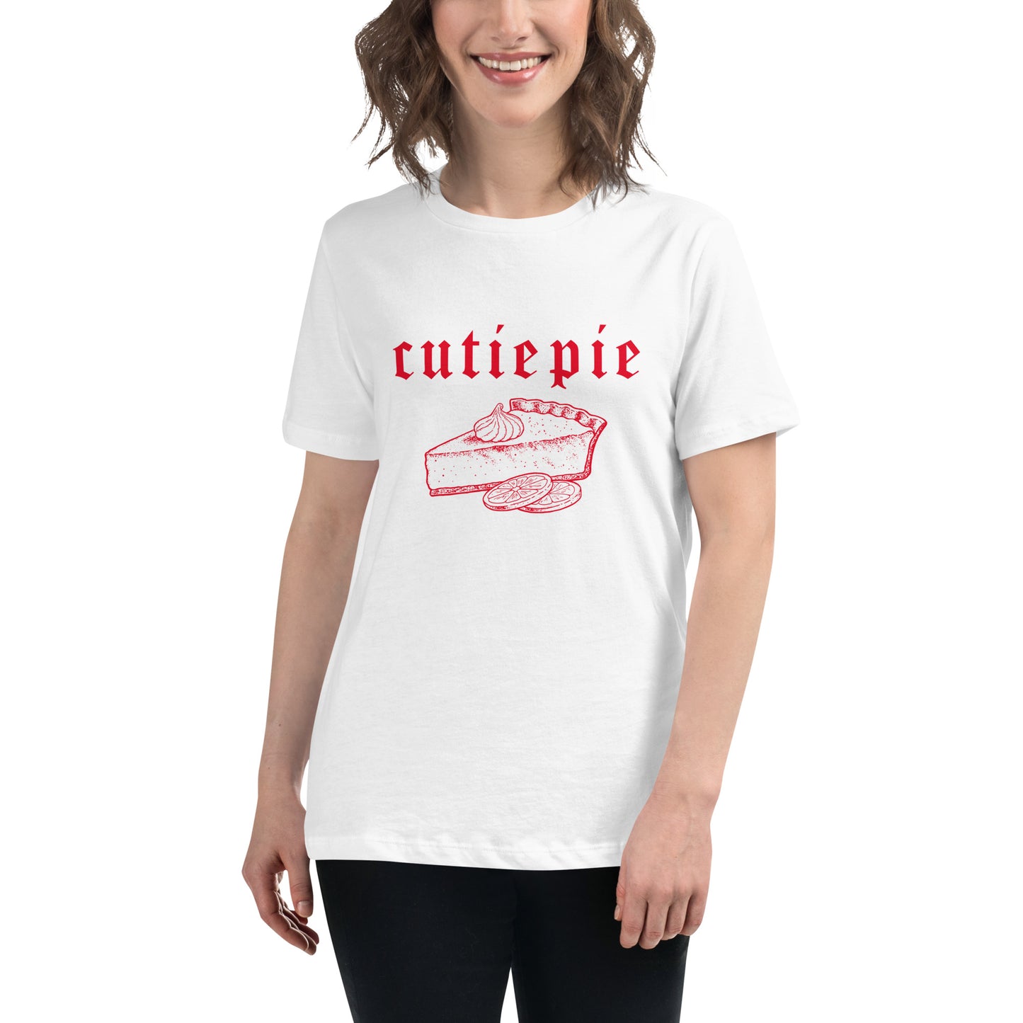 Cutie Pie Slice Women's Relaxed T-Shirt