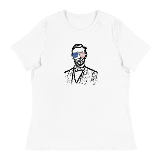 Abe Lincoln Came to Party Women's Relaxed T-Shirt