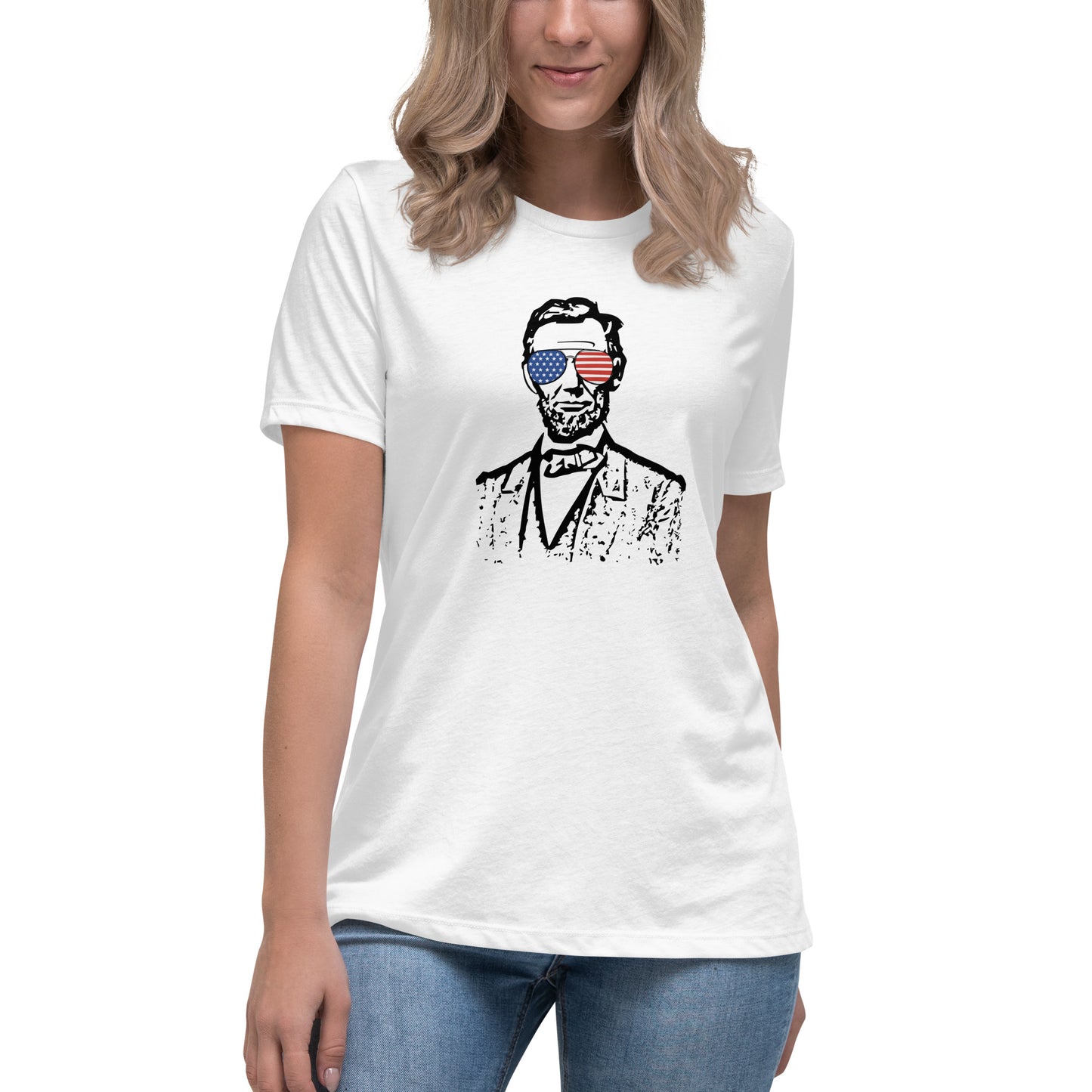 Abe Lincoln Came to Party Women's Relaxed T-Shirt