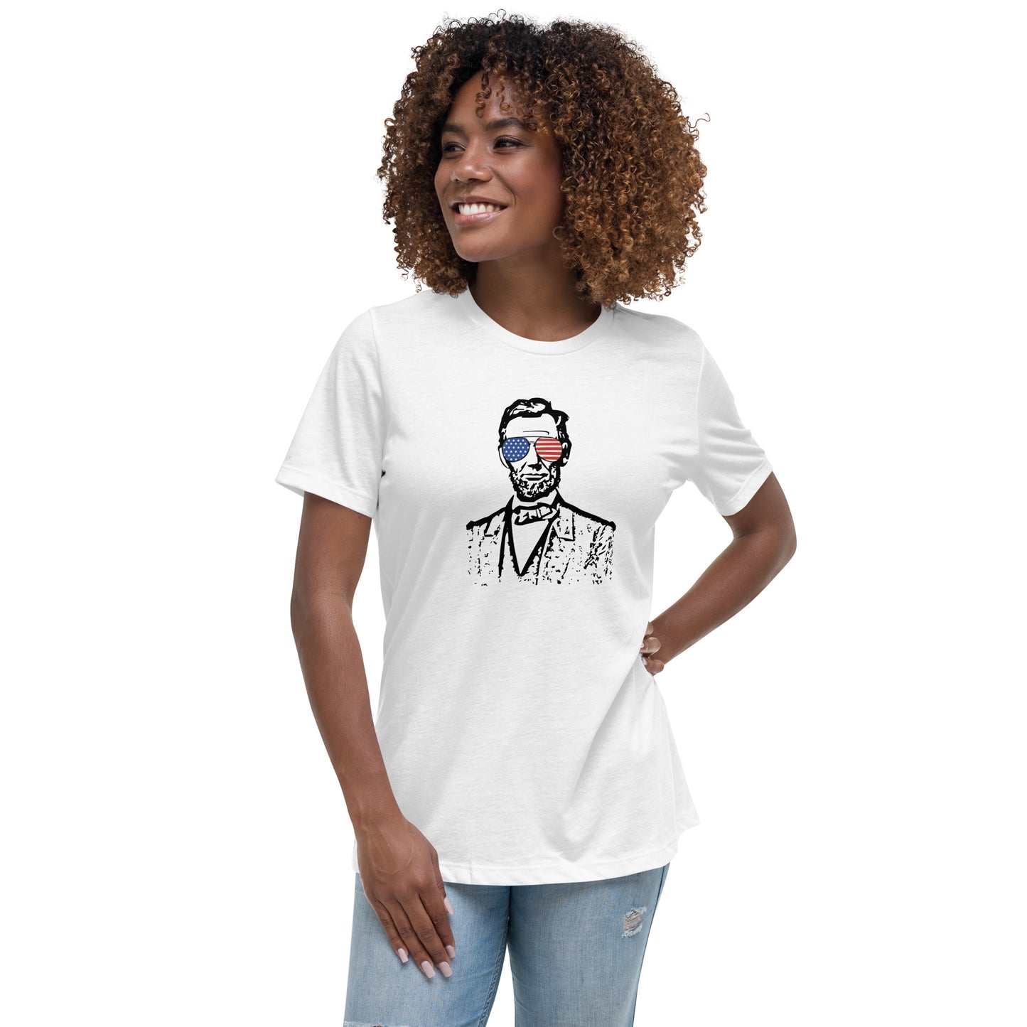 Abe Lincoln Came to Party Women's Relaxed T-Shirt