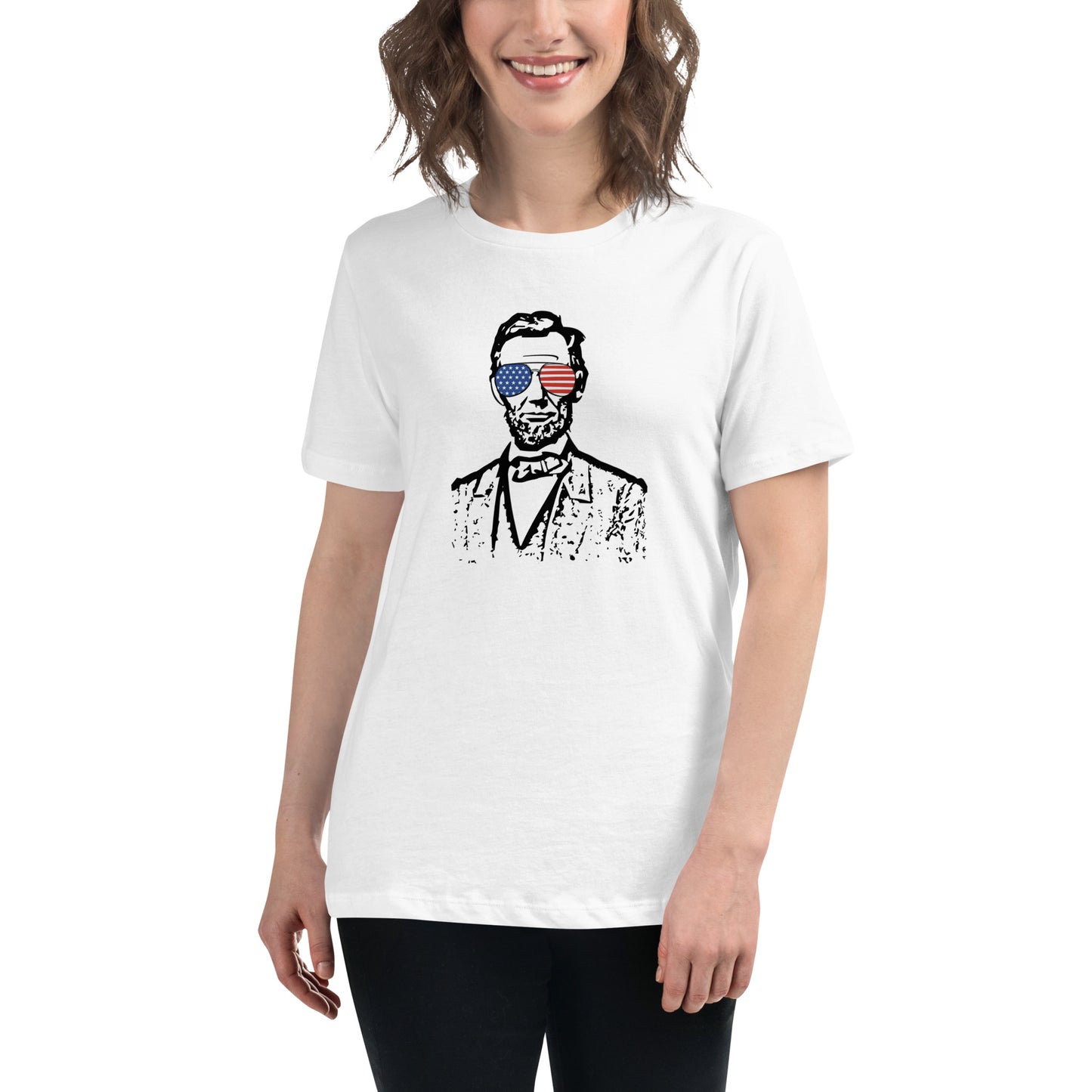 Abe Lincoln Came to Party Women's Relaxed T-Shirt