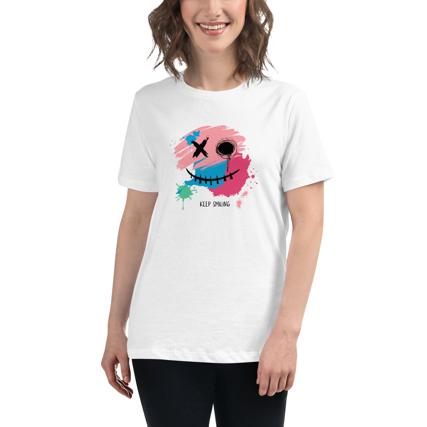 Keep Smiling Women's Relaxed T-Shirt