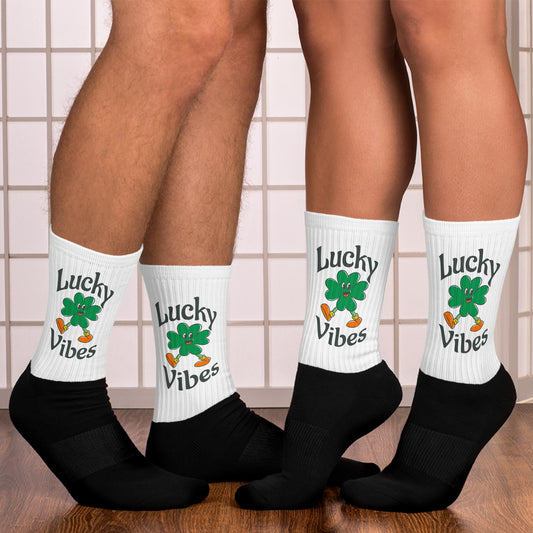 Lucky Vibes Clover Socks