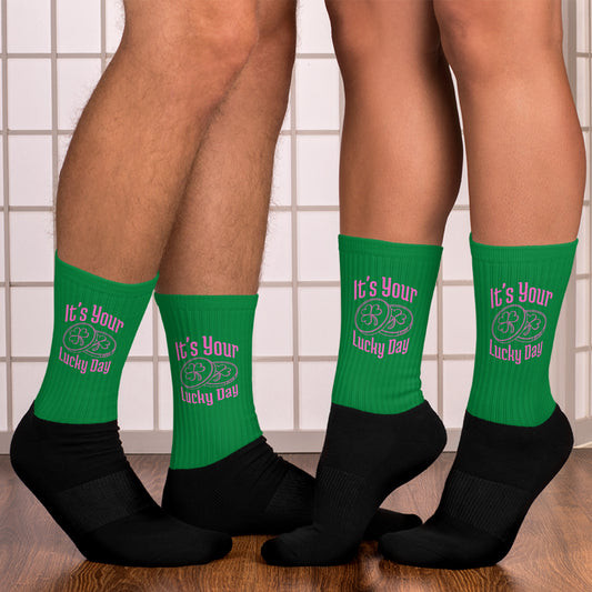 Lucky Day Poker Chips Socks