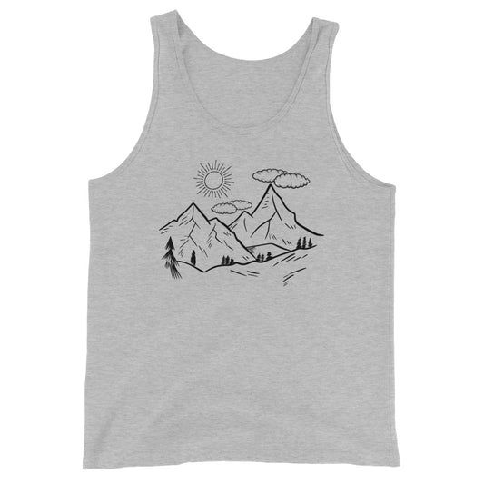 The Great Outdoors Mountain Tops Unisex Tank Top