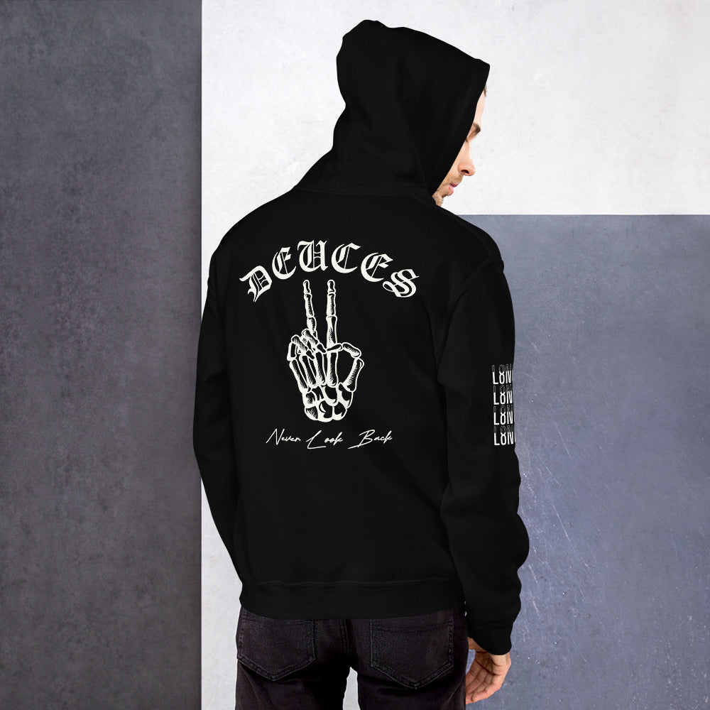 DEUCES - Never Look Back Unisex Hoodie