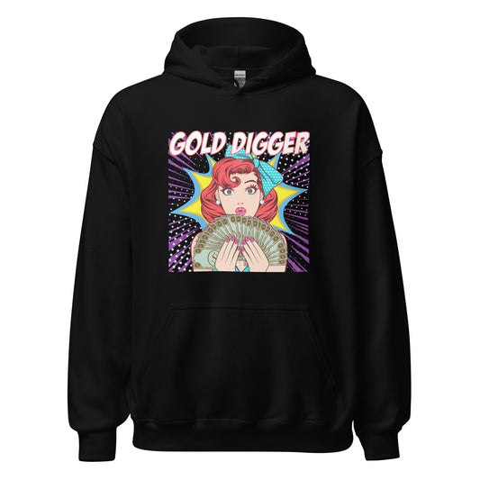 GOLD DIGGER pop art Unisex Hoodie