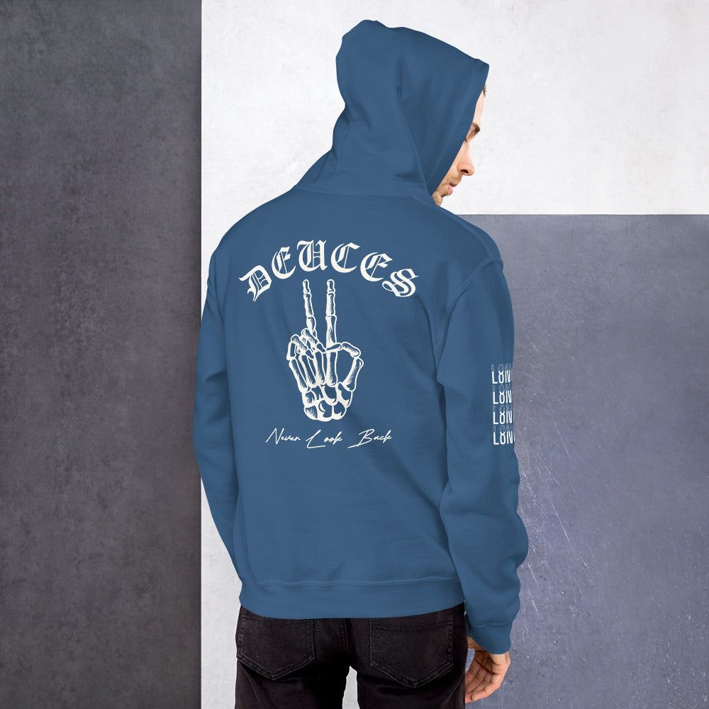 DEUCES - Never Look Back Unisex Hoodie