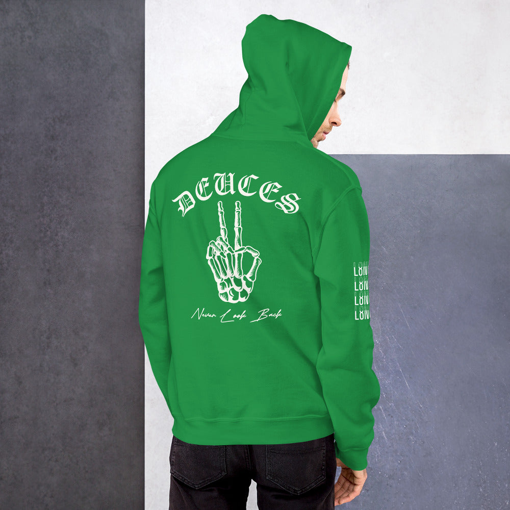 DEUCES - Never Look Back Unisex Hoodie