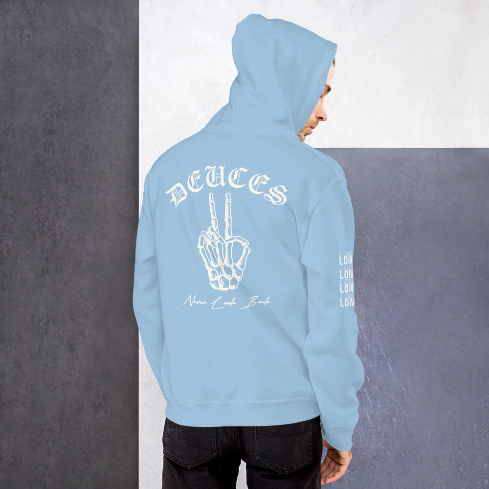 DEUCES - Never Look Back Unisex Hoodie