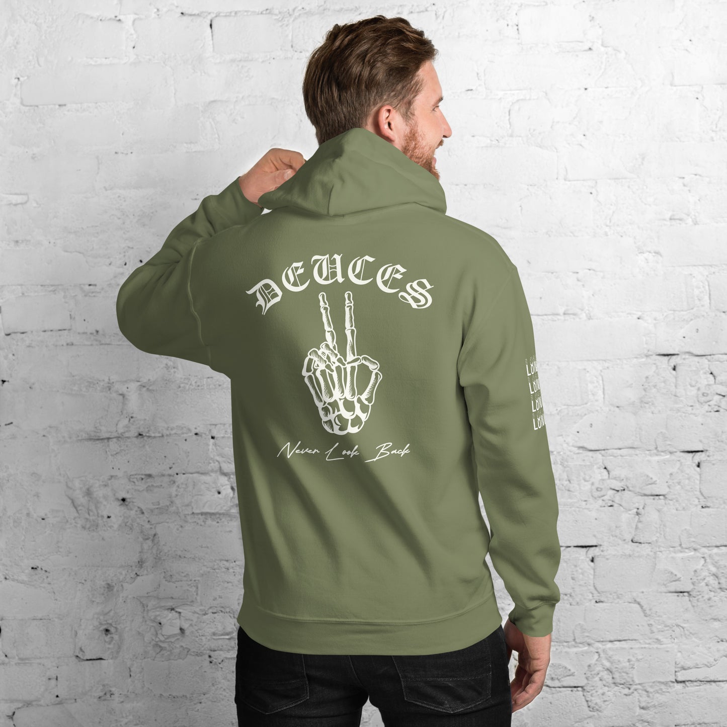 DEUCES - Never Look Back Unisex Hoodie