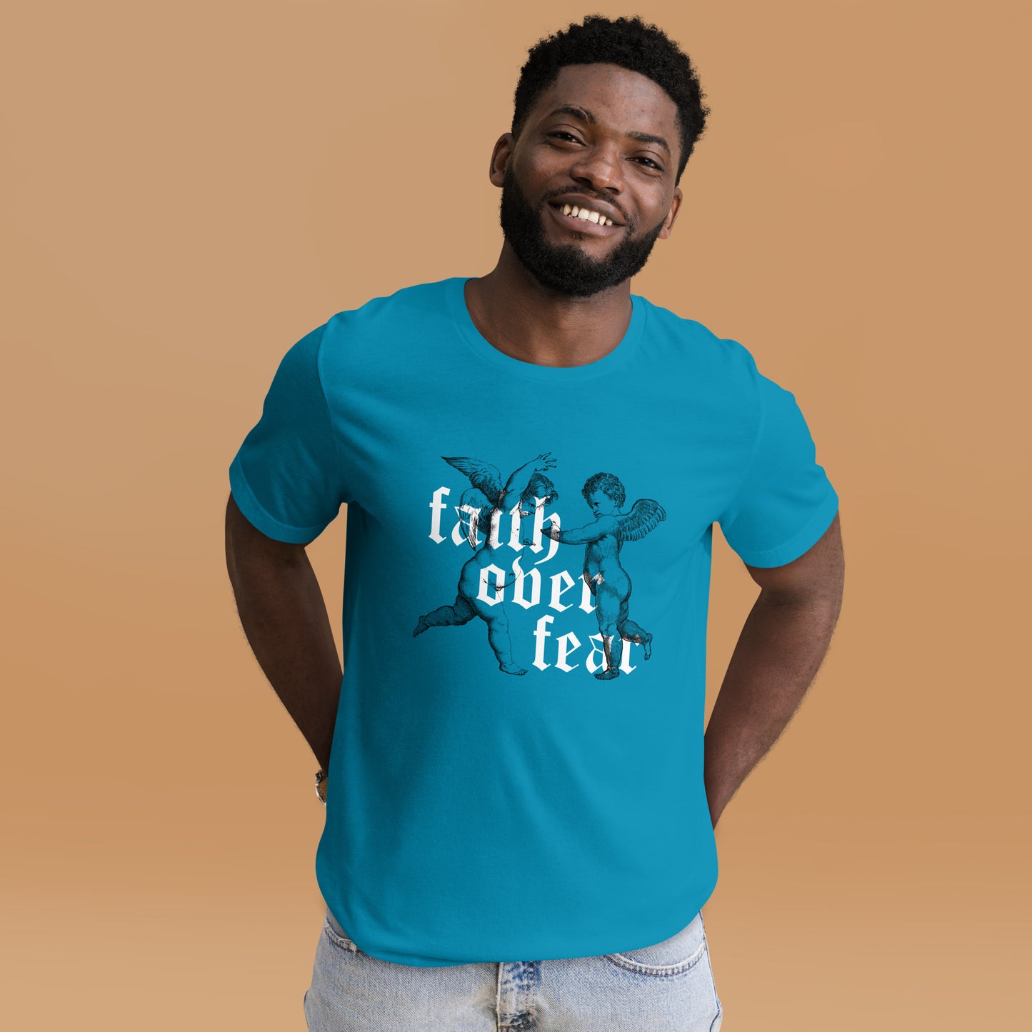 Angels - faith over fear Unisex t-shirt