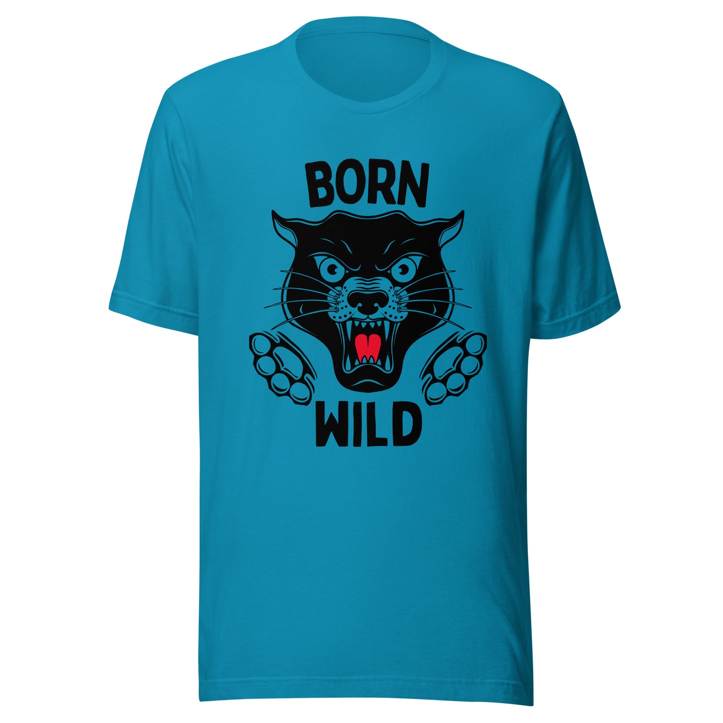 Born Wild - Traditional Panther Unisex t-shirt