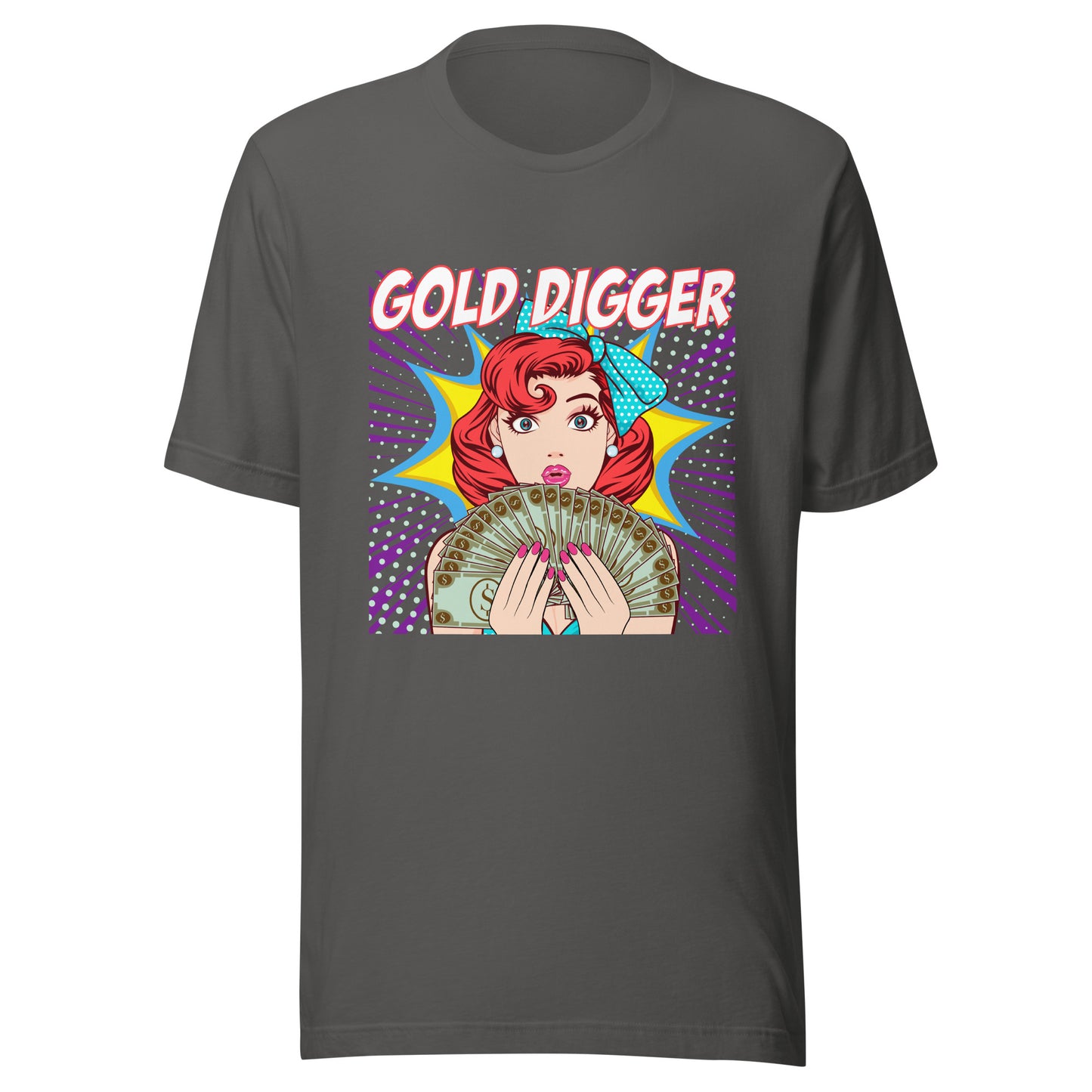 GOLD DIGGER pop art Unisex t-shirt