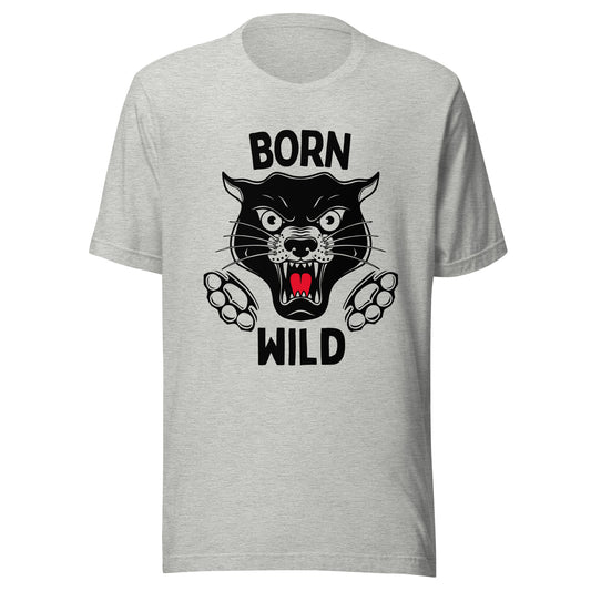 Born Wild - Traditional Panther Unisex t-shirt