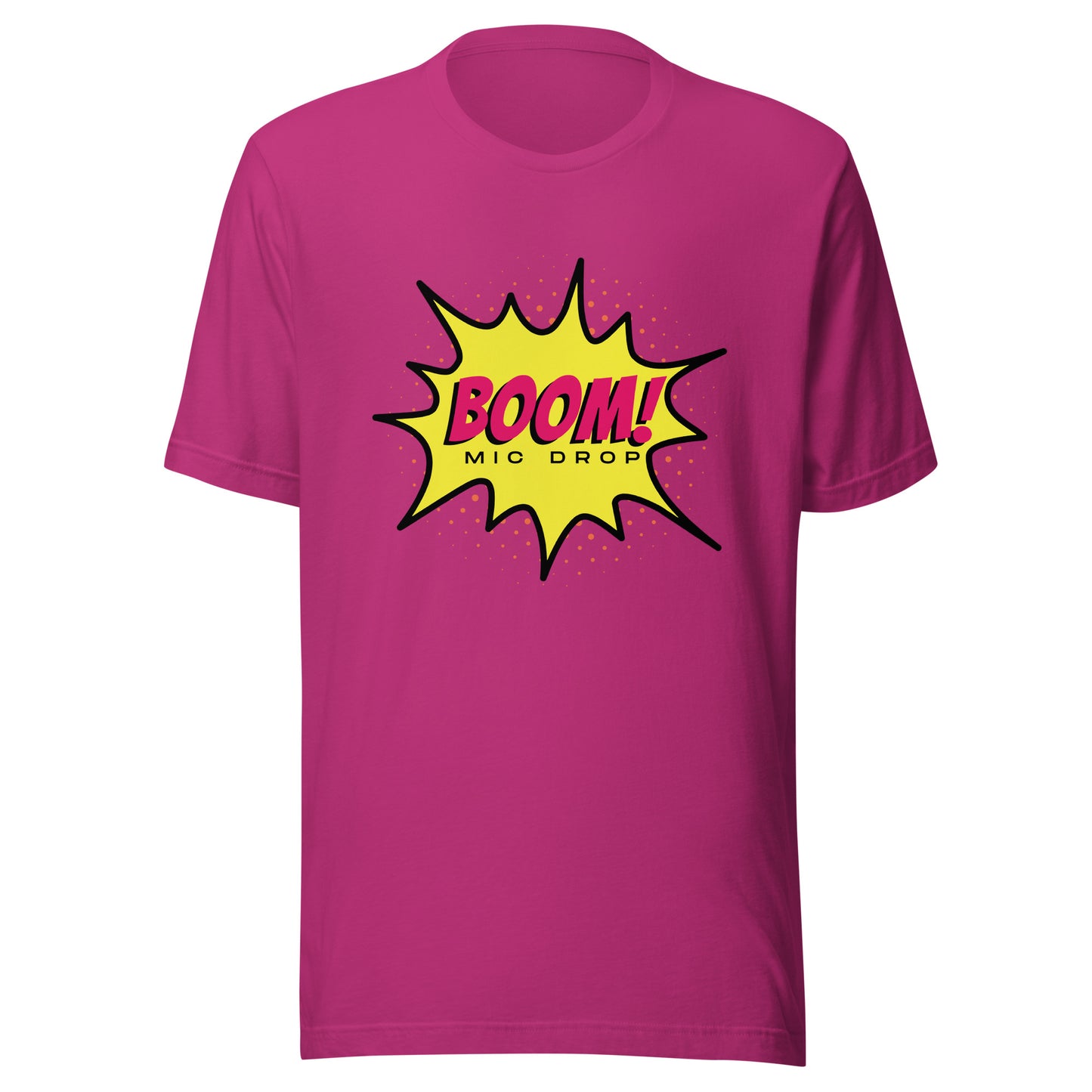 BOOM! Mic Drop Unisex t-shirt