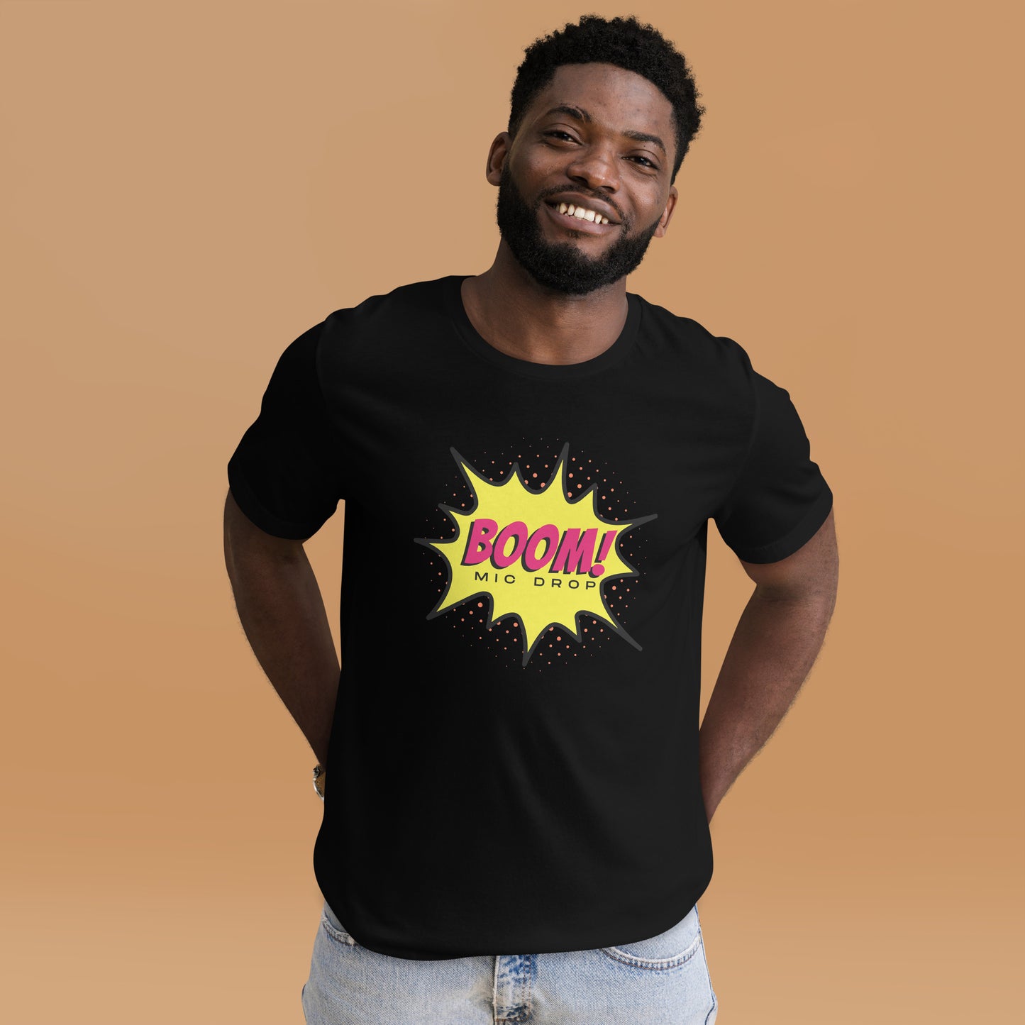 BOOM! Mic Drop Unisex t-shirt