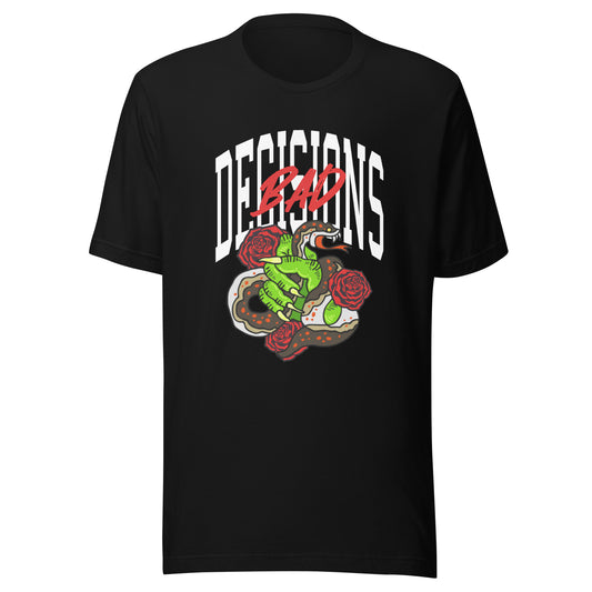 Bad Decision traditional tattoo Unisex t-shirt