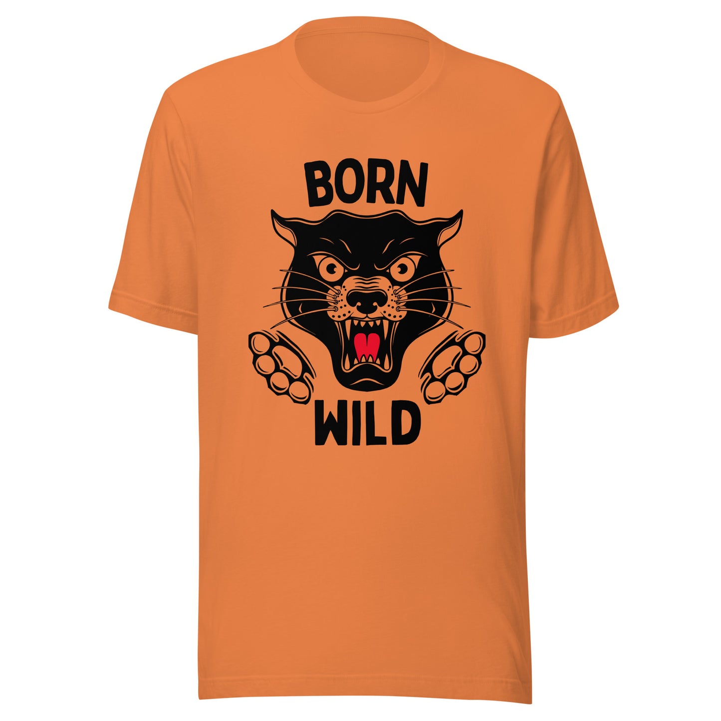 Born Wild - Traditional Panther Unisex t-shirt