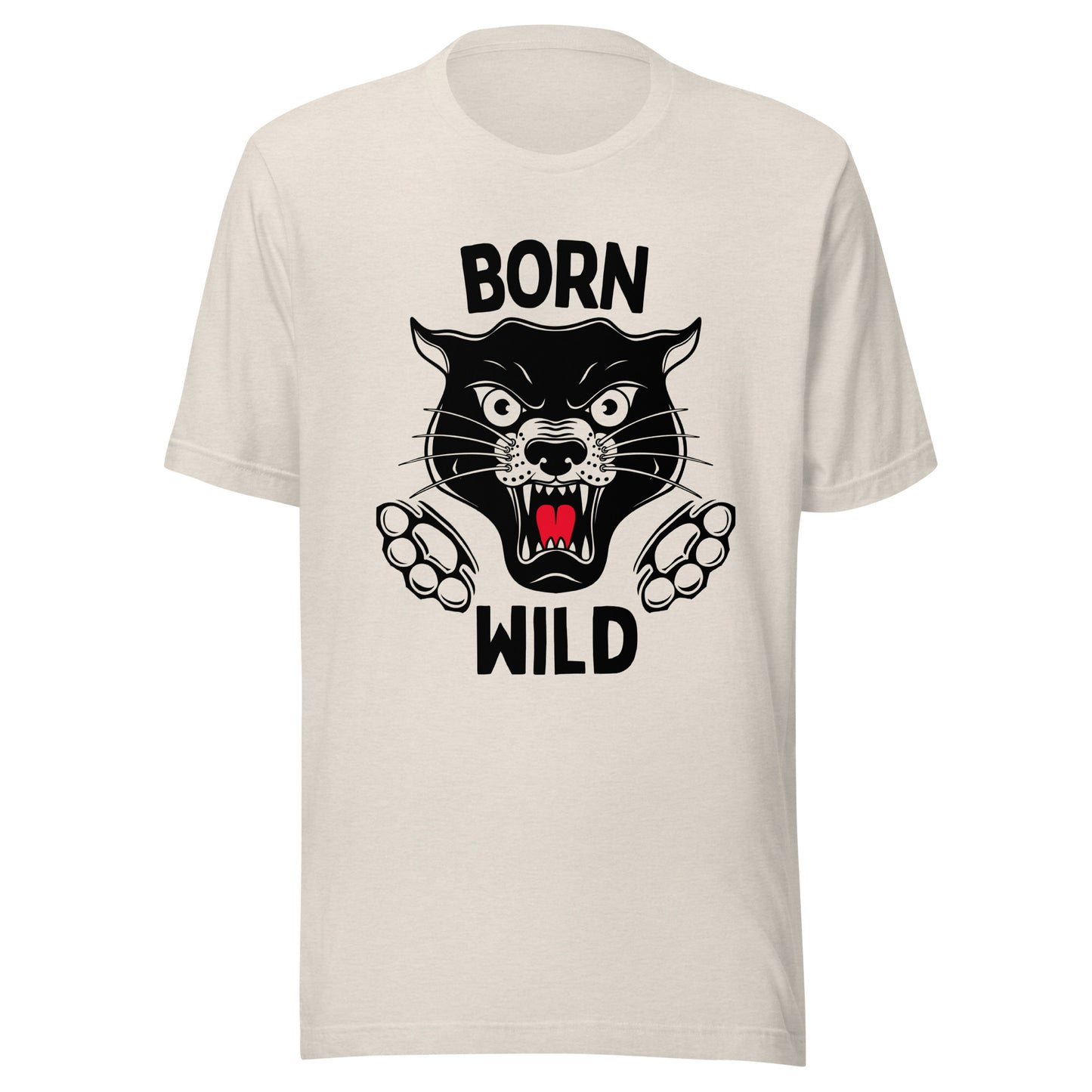 Born Wild - Traditional Panther Unisex t-shirt