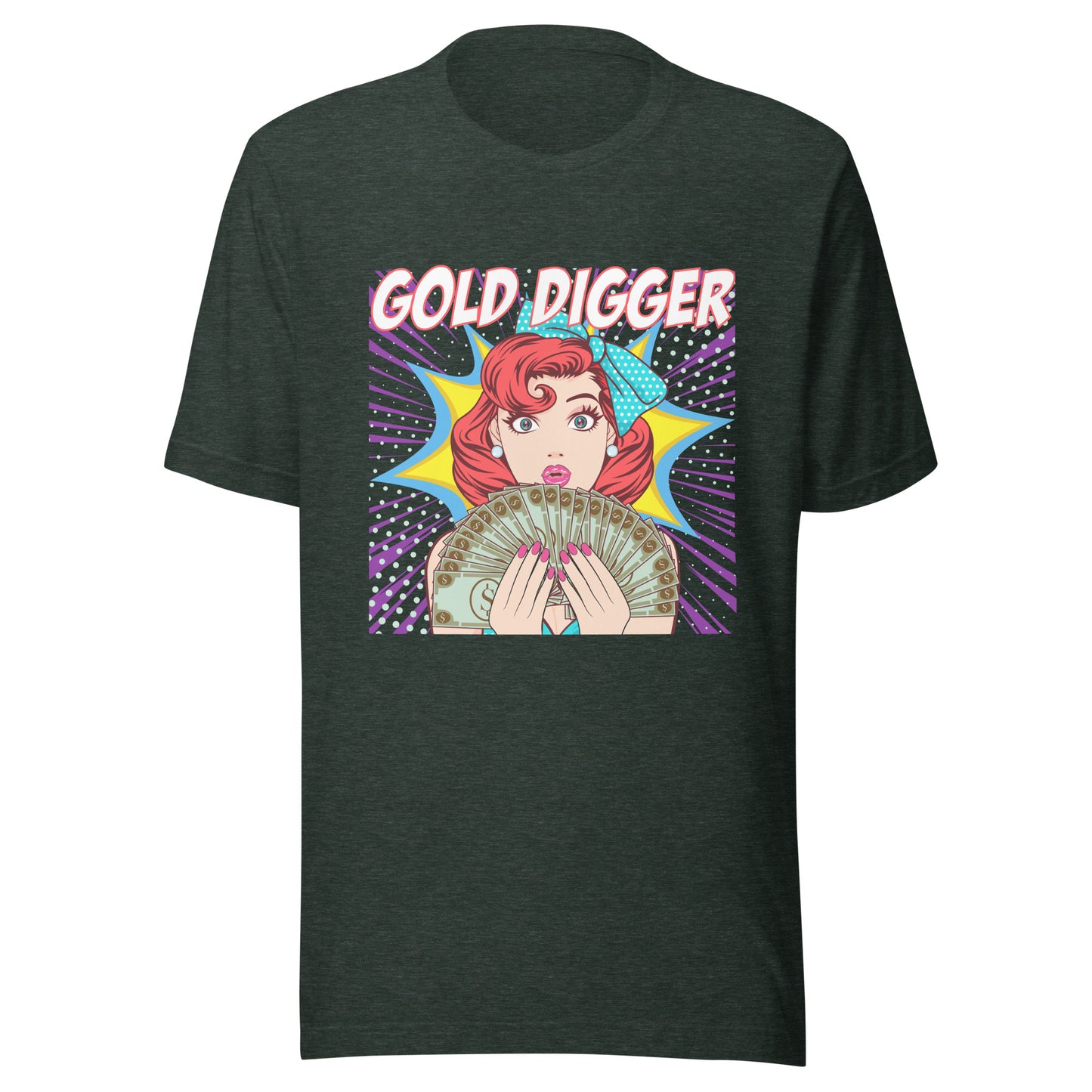 GOLD DIGGER pop art Unisex t-shirt