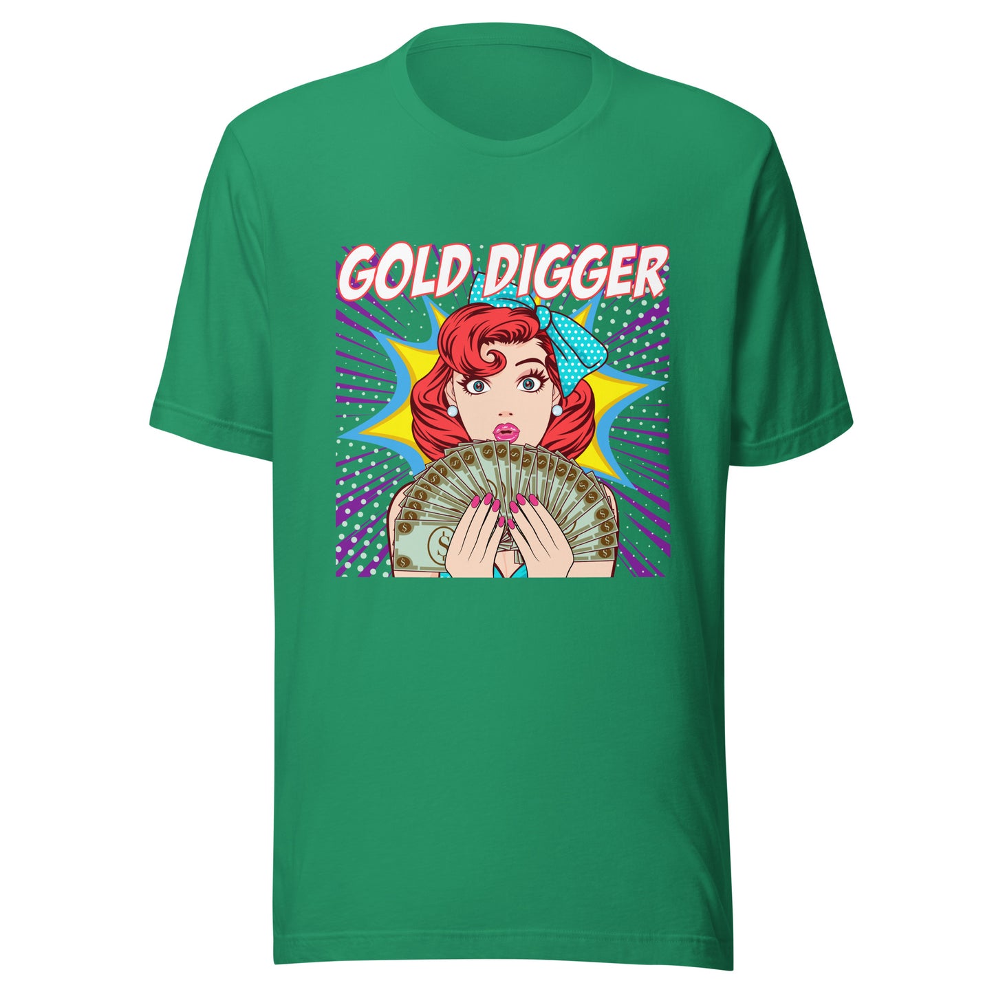 GOLD DIGGER pop art Unisex t-shirt