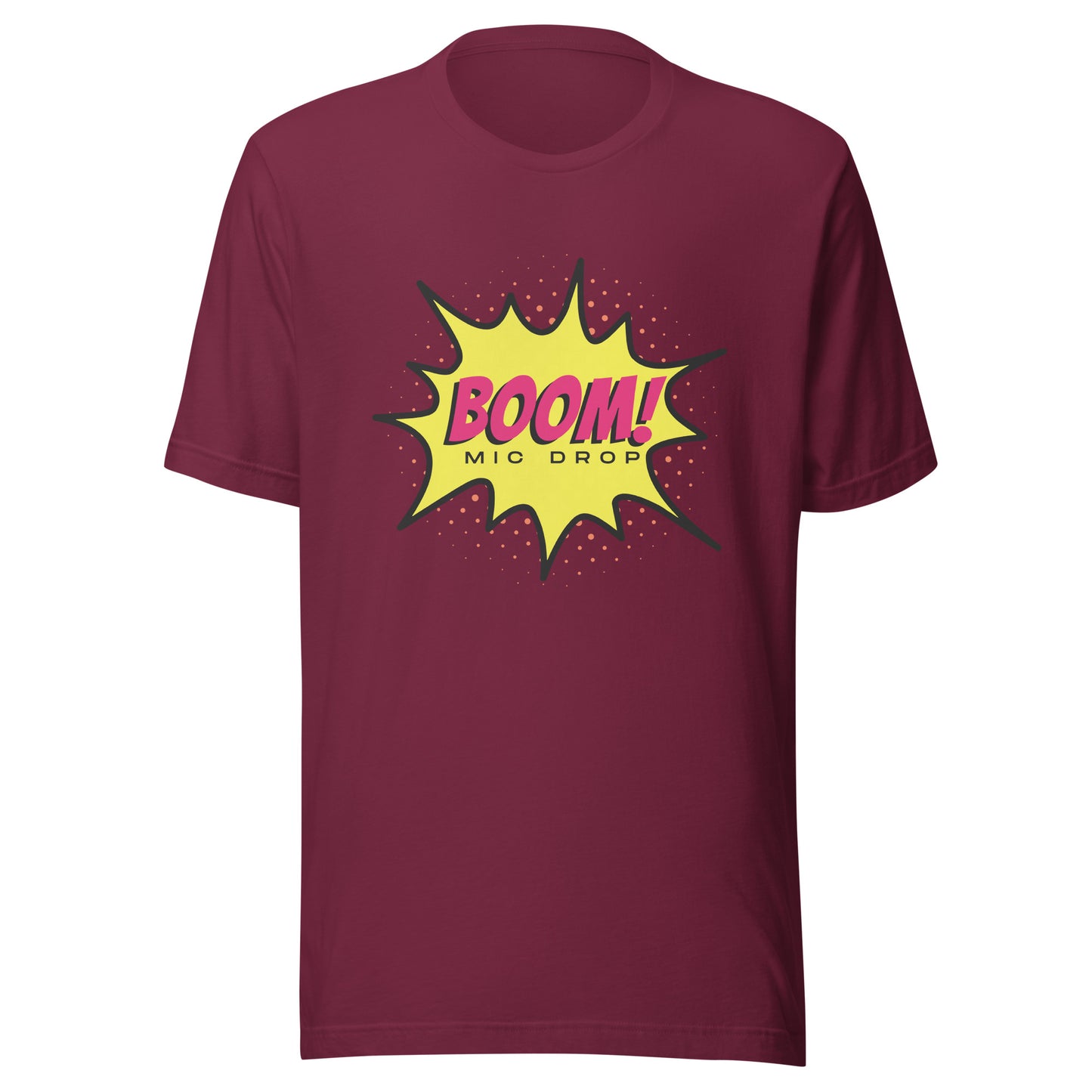 BOOM! Mic Drop Unisex t-shirt