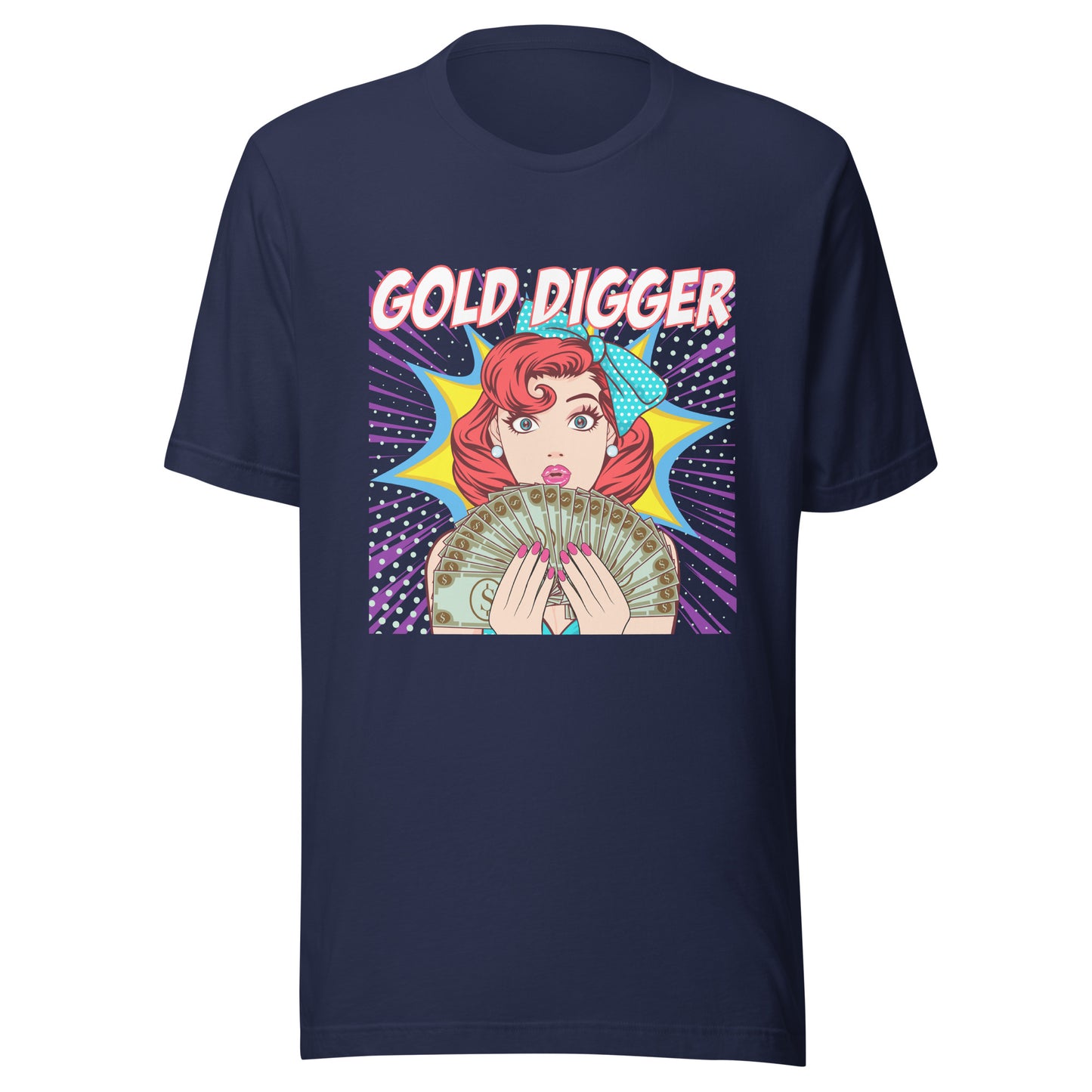 GOLD DIGGER pop art Unisex t-shirt