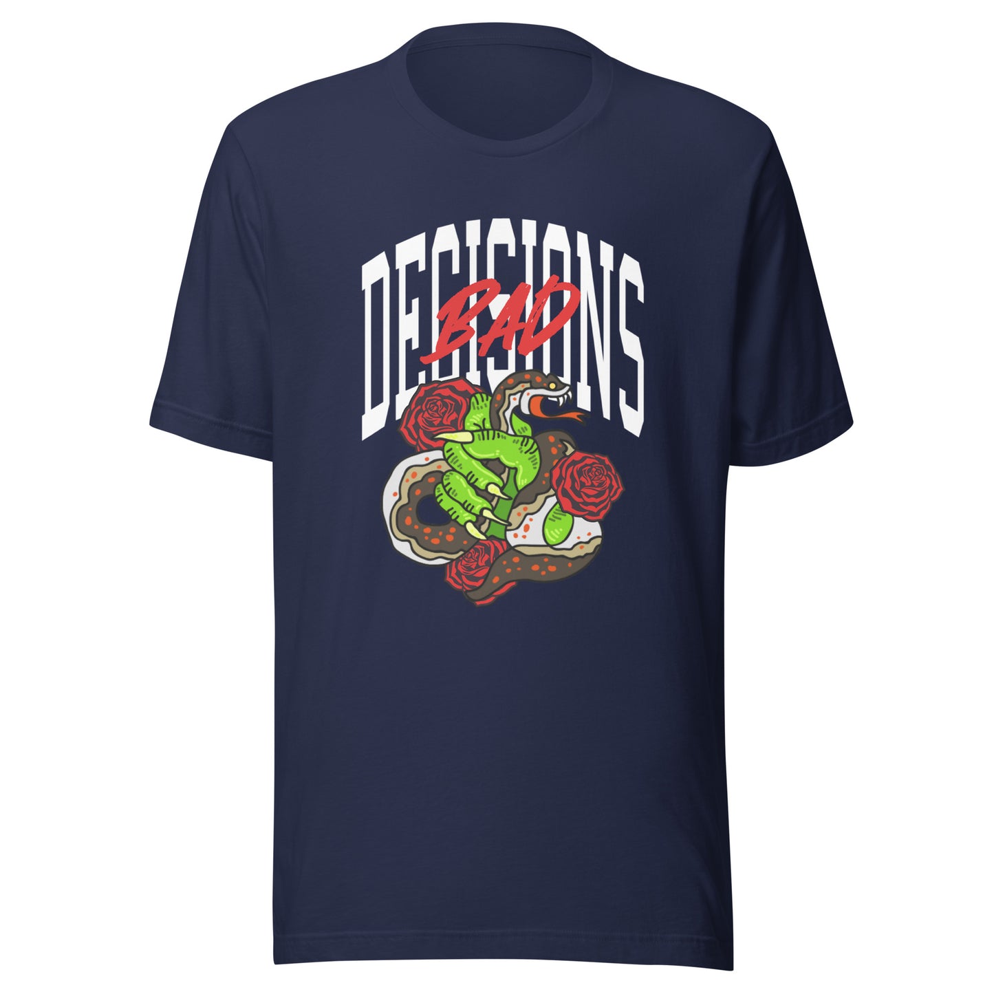 Bad Decision traditional tattoo Unisex t-shirt