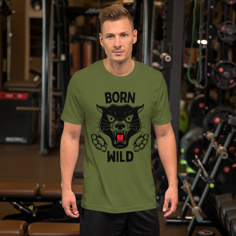 Born Wild - Traditional Panther Unisex t-shirt