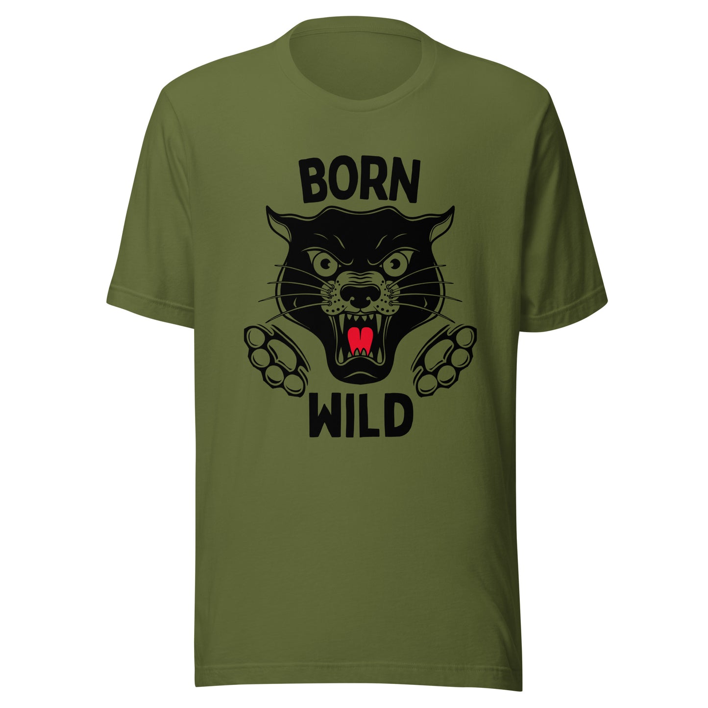 Born Wild - Traditional Panther Unisex t-shirt