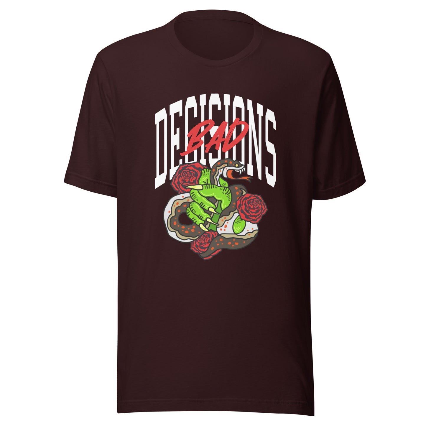 Bad Decision traditional tattoo Unisex t-shirt