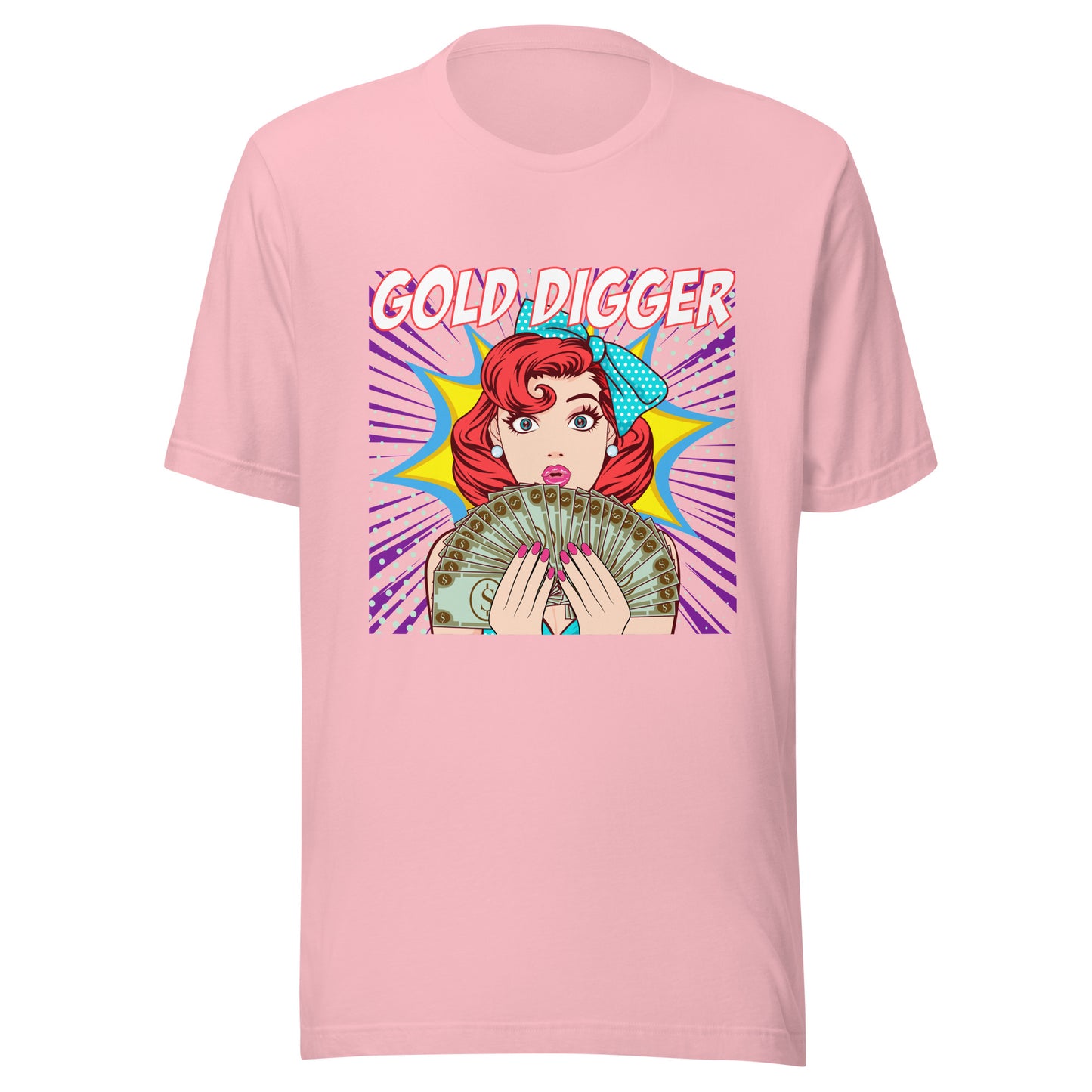 GOLD DIGGER pop art Unisex t-shirt