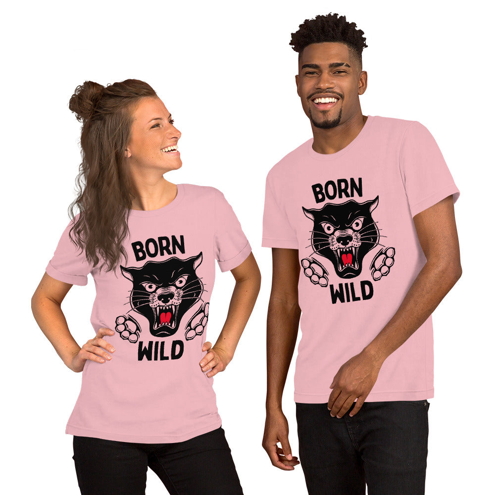 Born Wild - Traditional Panther Unisex t-shirt