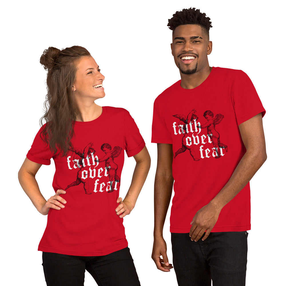 Angels - faith over fear Unisex t-shirt