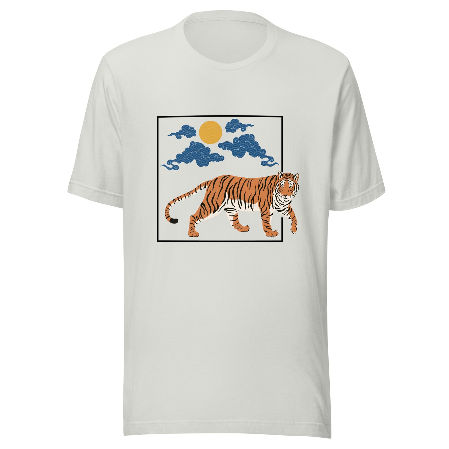 Traditional Tiger Japanese Pattern Sun Unisex t-shirt