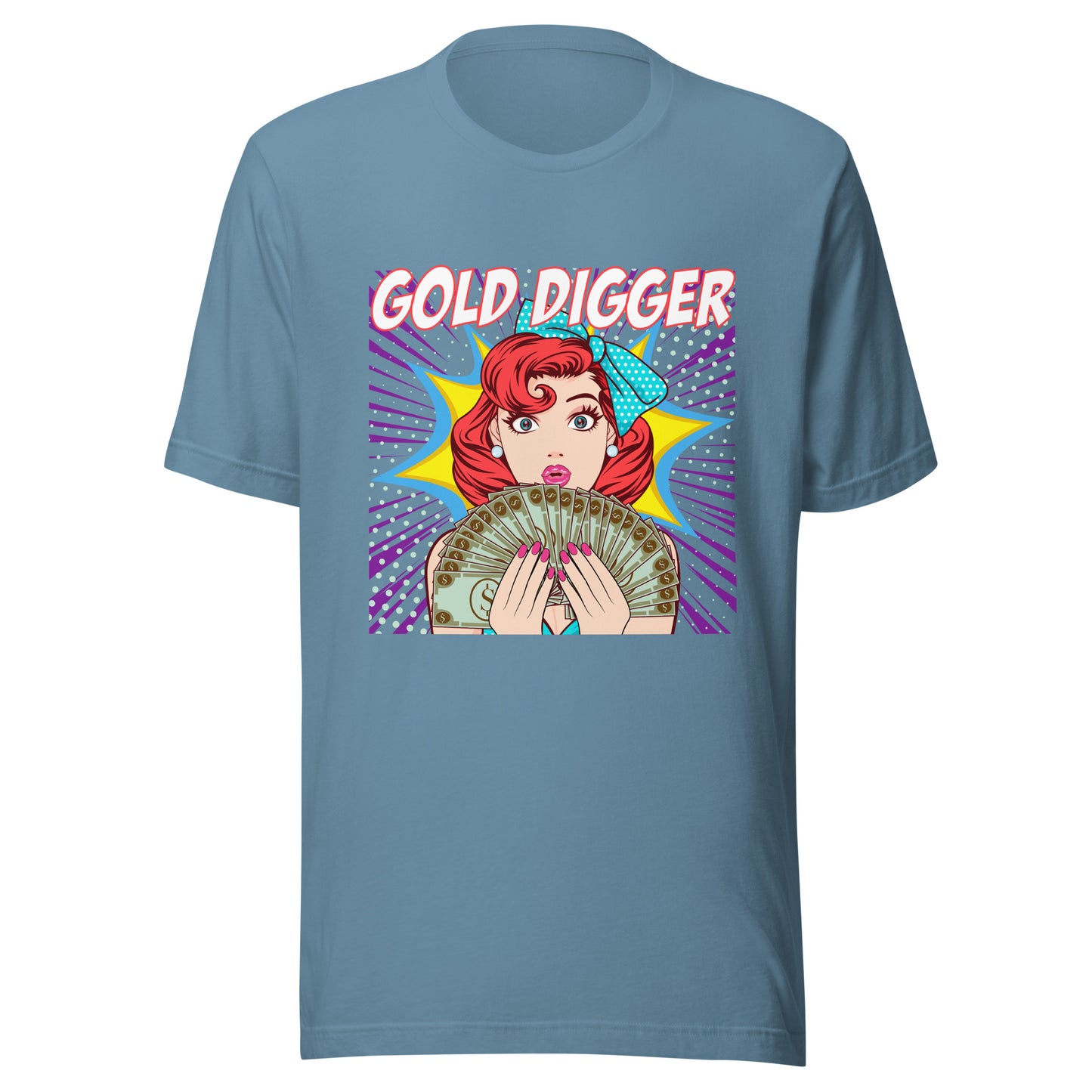 GOLD DIGGER pop art Unisex t-shirt