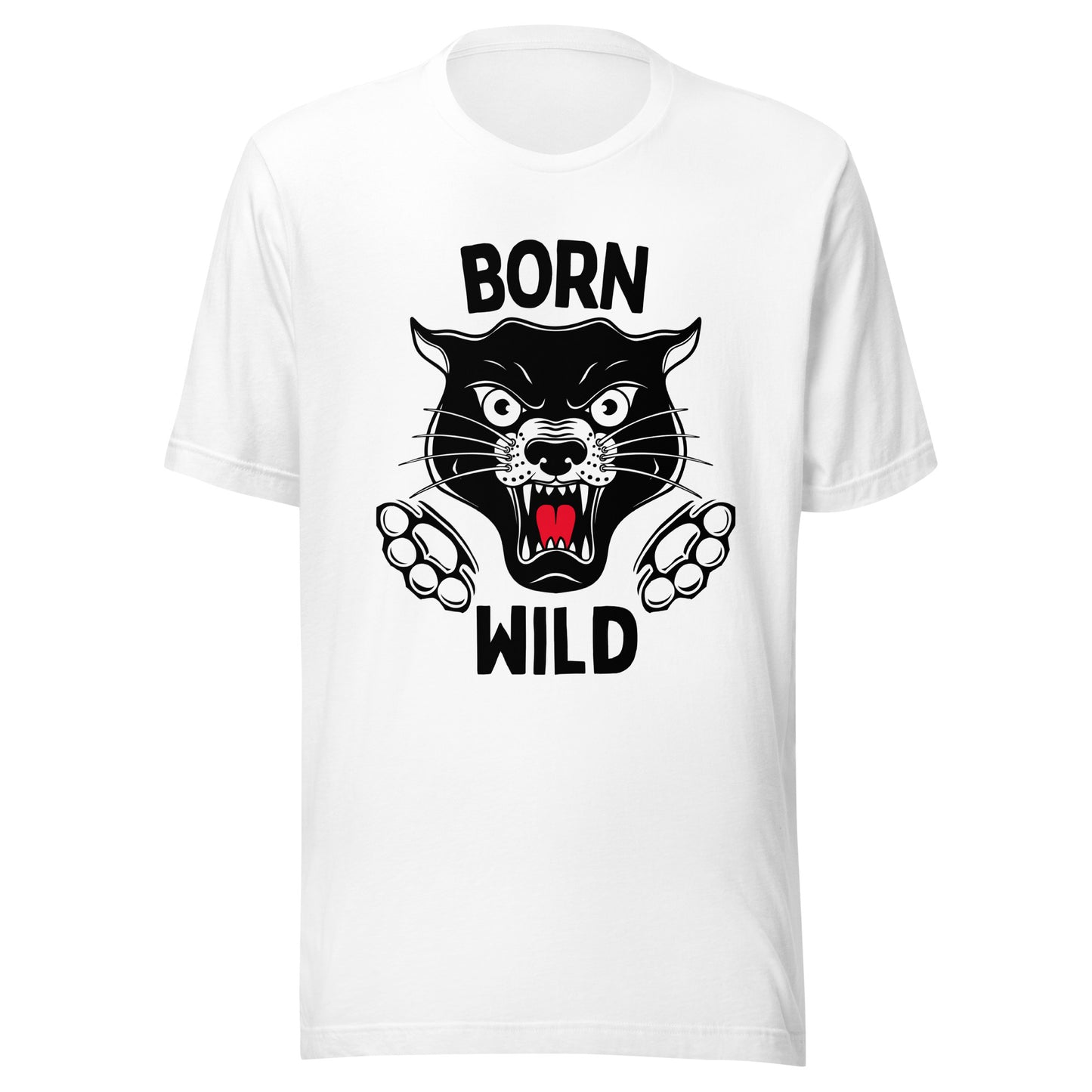 Born Wild - Traditional Panther Unisex t-shirt