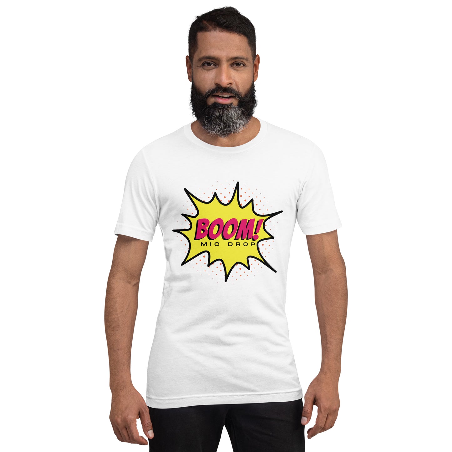 BOOM! Mic Drop Unisex t-shirt