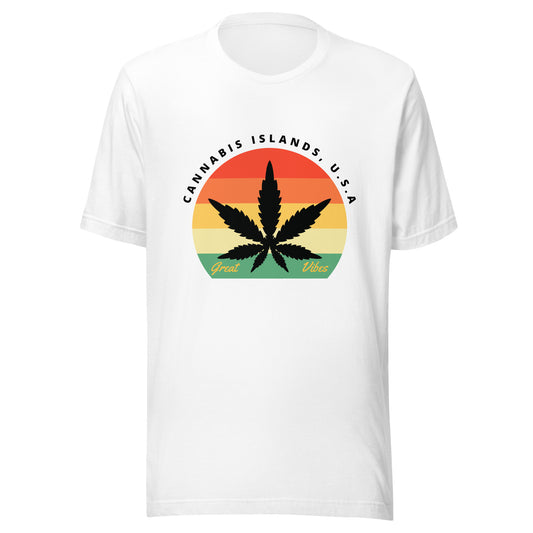 Cannabis Islands 420 Weed Unisex t-shirt