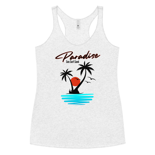 Paradise Beach Women's Racerback Tank