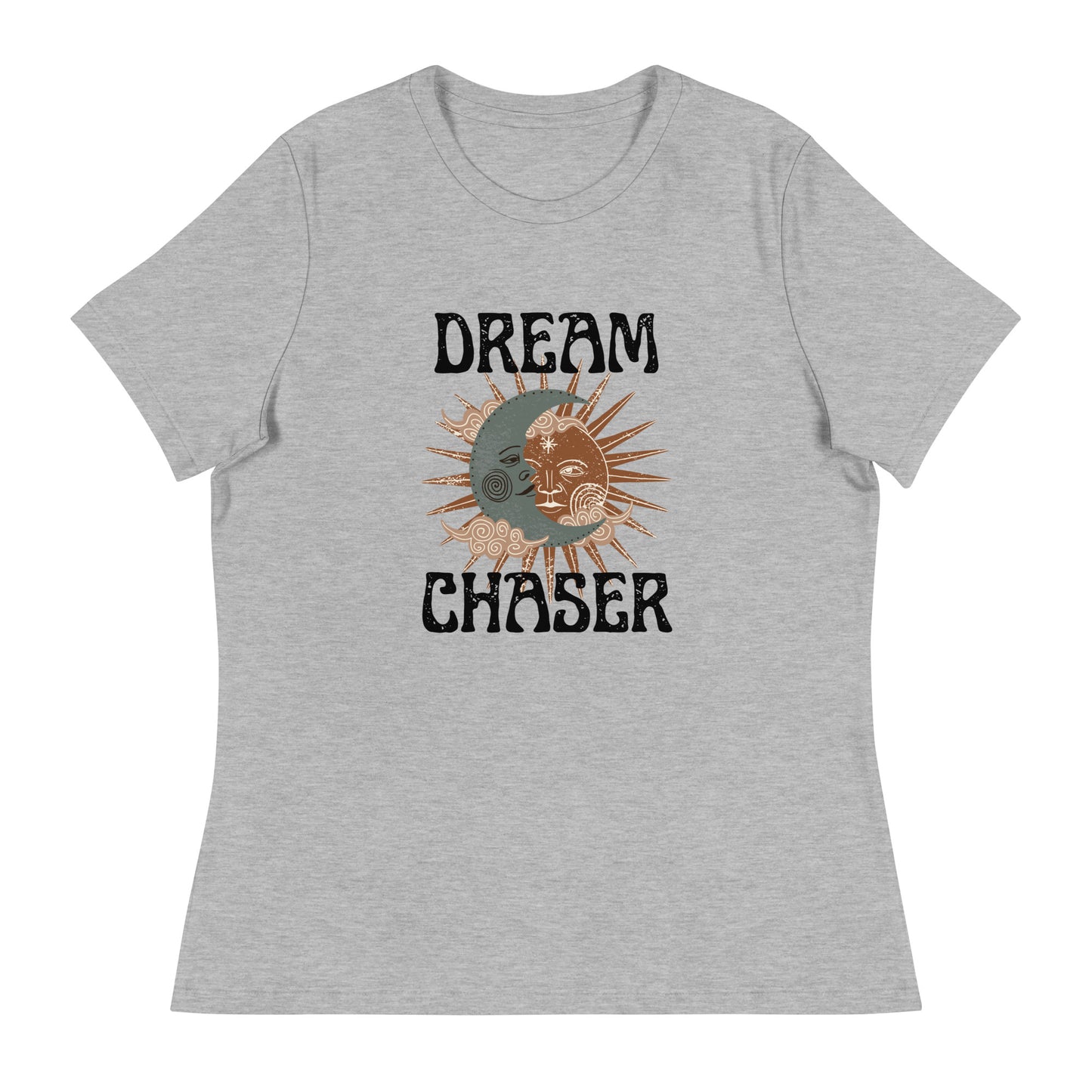 Dream Chaser sun moon Women's Relaxed T-Shirt